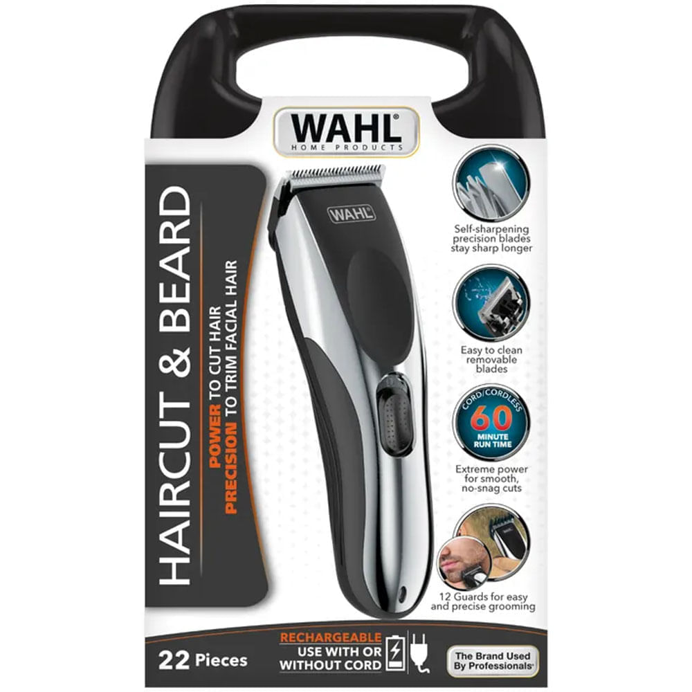 Cortadora de cabello y barba Inalámbrico 22 Pz 3024610