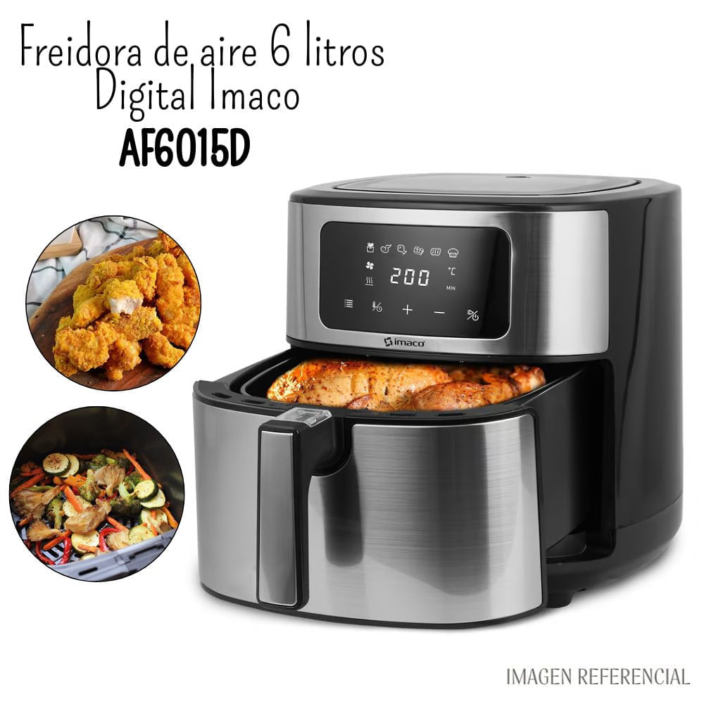 Freidora De Aire Digital Turbo Imaco AF6015D