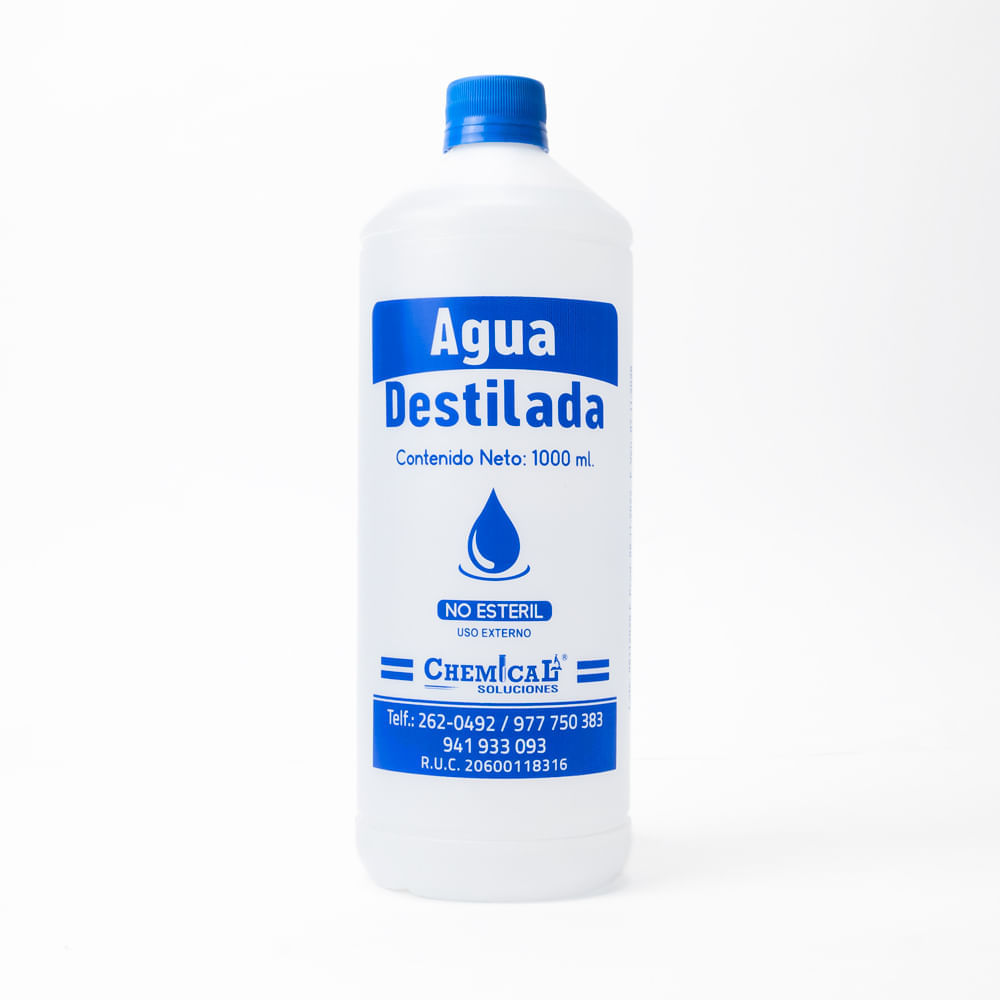 Agua Destilada de 1 LITRO