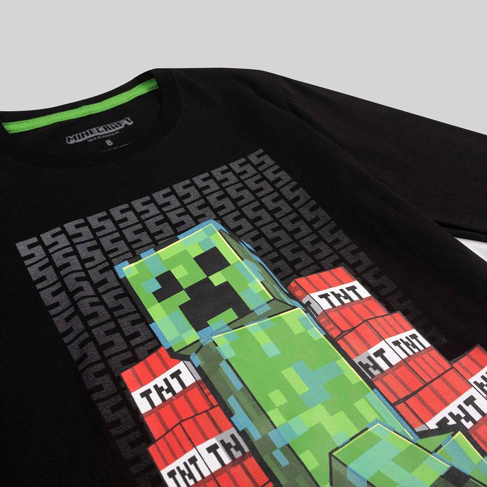 Polo Para Niño Minecraft-0090-A | Oechsle.pe - Oechsle