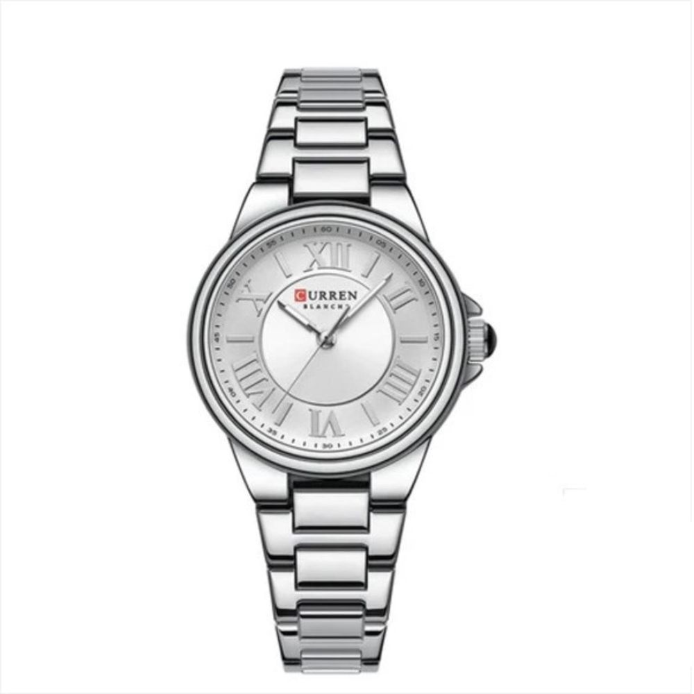 Reloj Curren Kree0102 Mujer Plateado Ánálogo