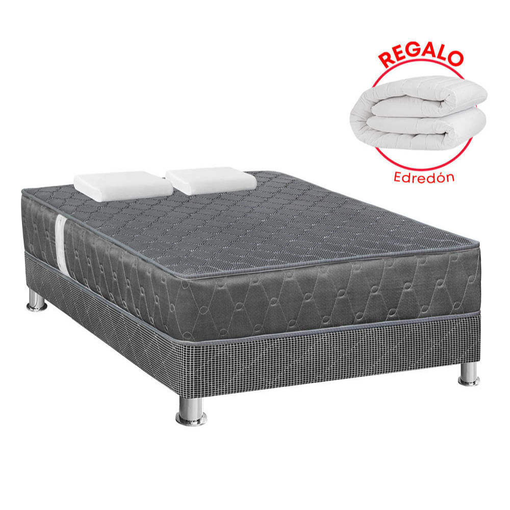 Cama Americana Acqua 2 Plazas + Edredón