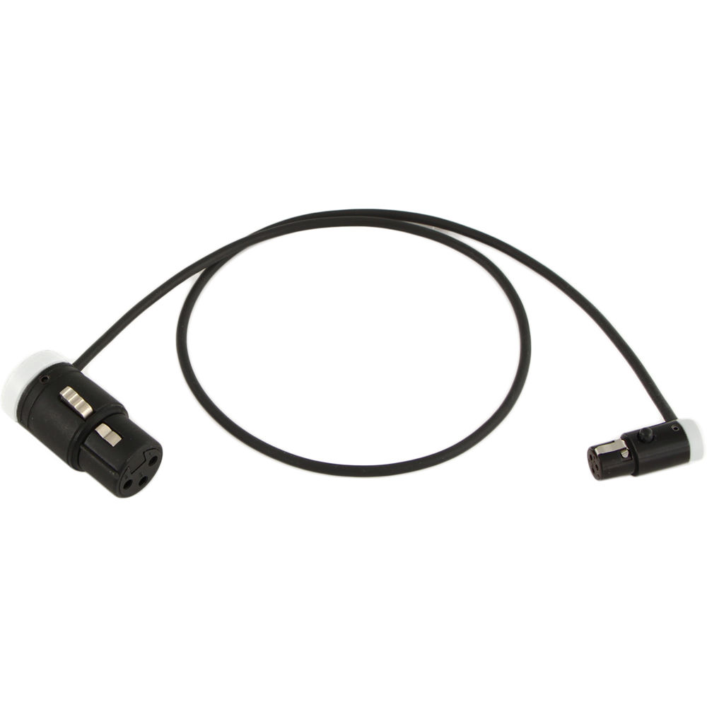 Cable Techniques CT-LPS-FX3T-24W Cable LPXLR-3F a TA3F de Perfil Bajo (24"", Blanco) para Receptores