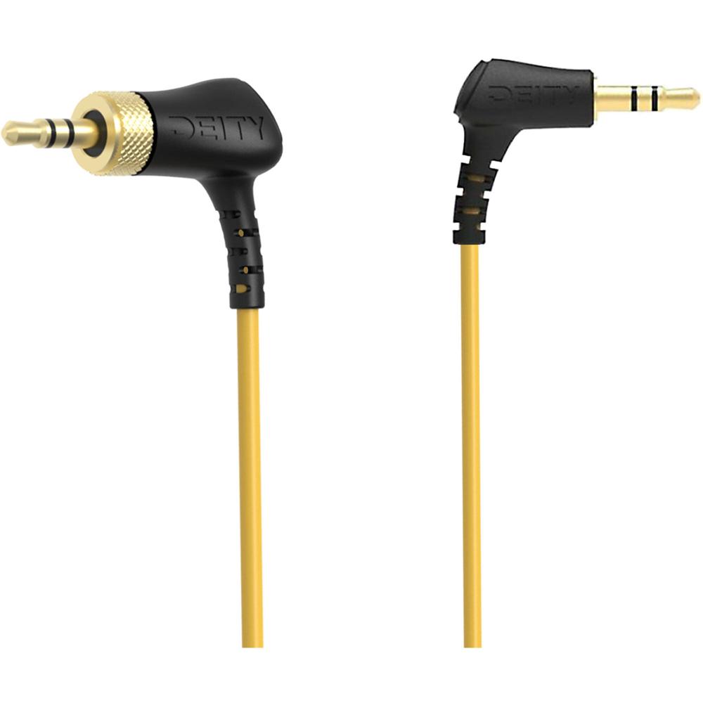 Cable Deity Microphones C12 de 3.5mm TRS a 3.5mm TRS en Ángulo Recto para Cámaras Mirrorless/DSLR -