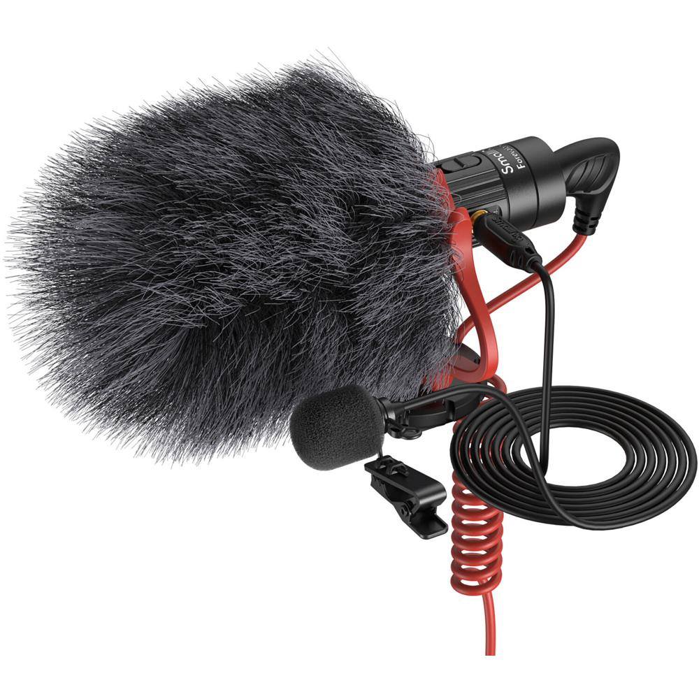 Micrófono Shotgun/Lavalier SmallRig Forevala S20 para Periodismo, Vlogging y Grabaciones Portátiles