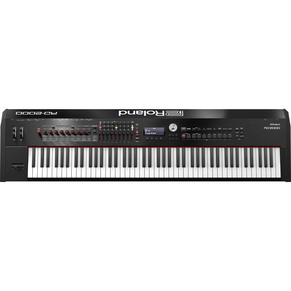 Piano Digital de Escenario Roland RD-2000: Dos Motores de Sonido Independientes, 88 Teclas Pesadas,