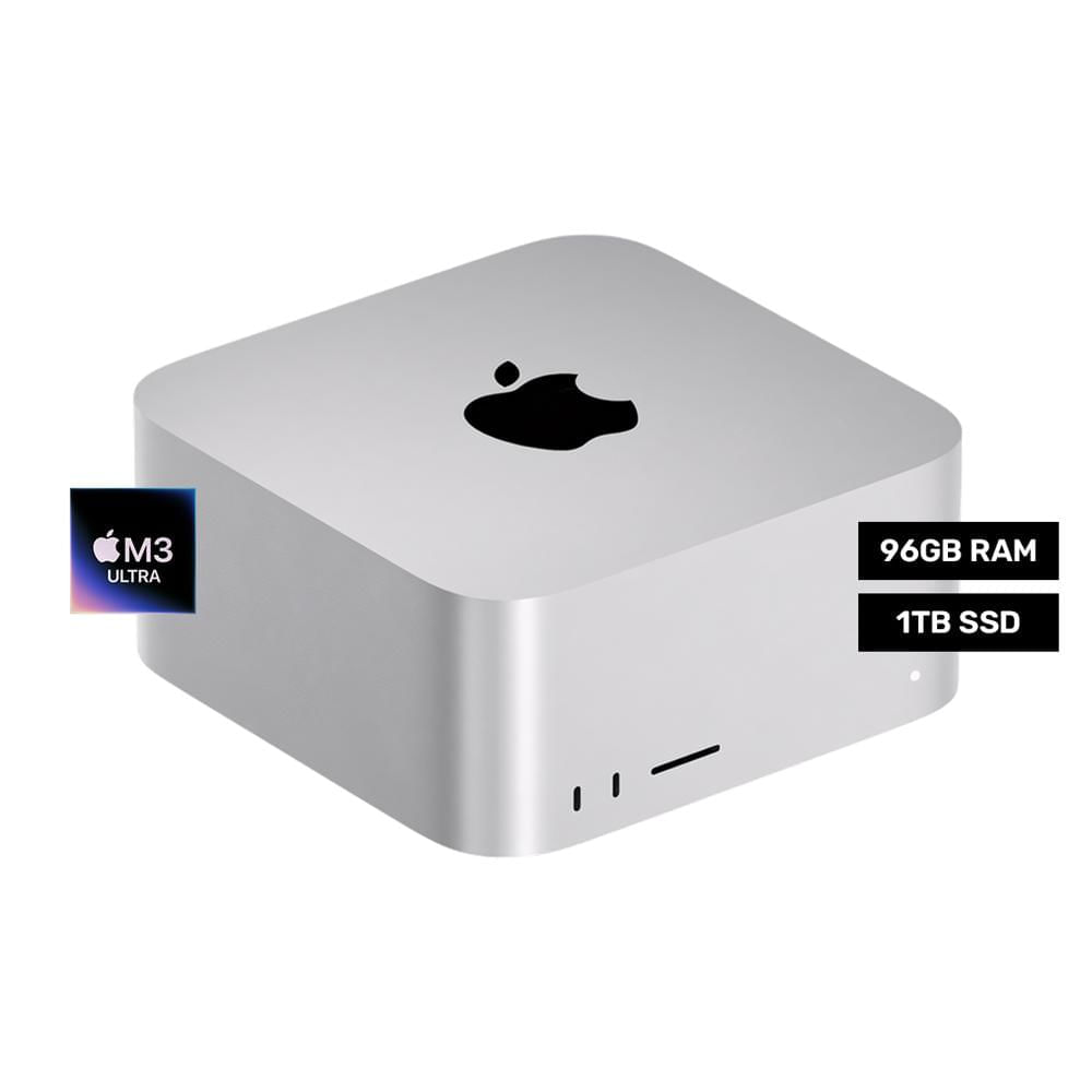 Mac Studio Chip M3 Ultra 96GB RAM 1TB SSD | Gris