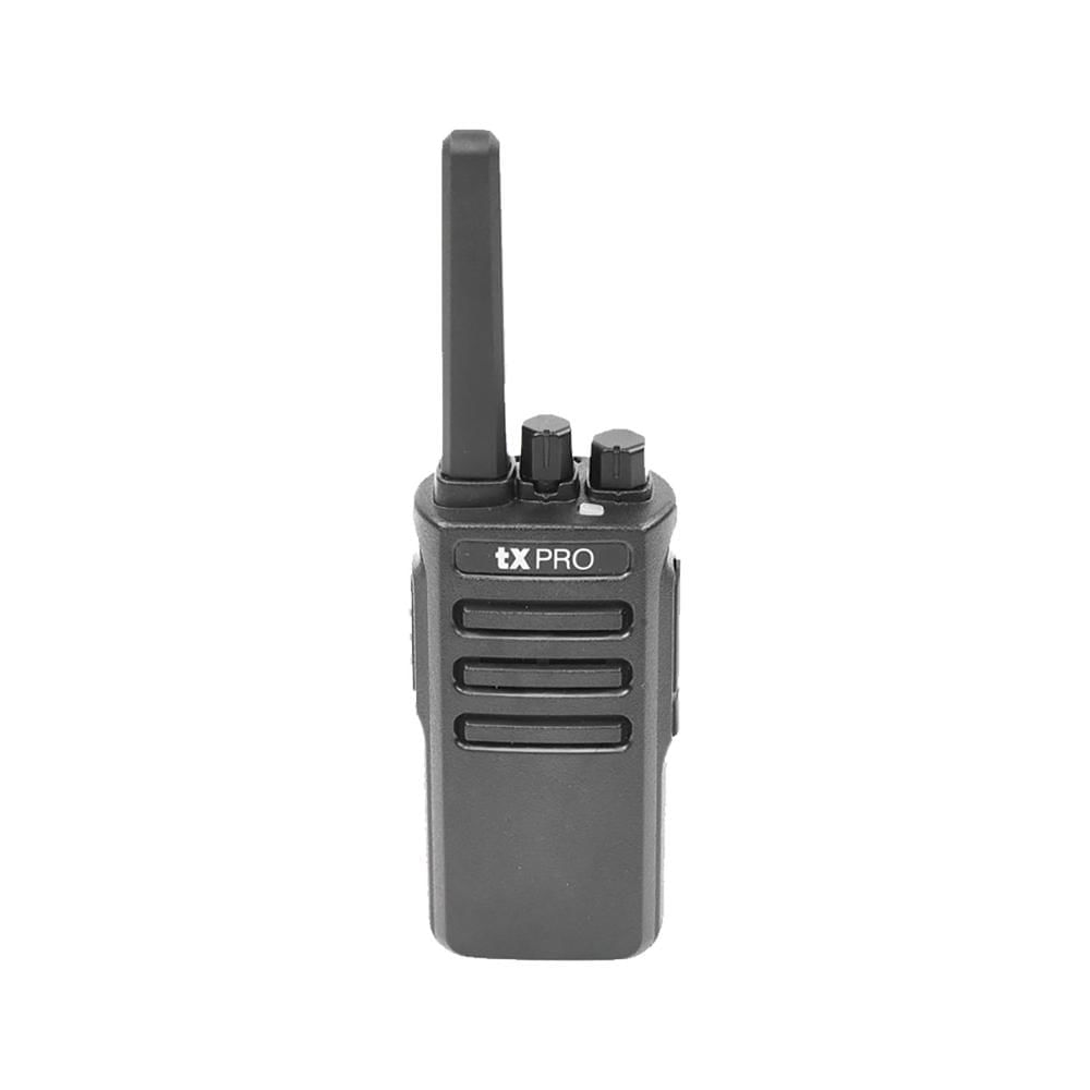 Radio Portátil txPRO TX600 UHF 5W de Potencia 400-470 MHz 16 canales 2500 mAh IP54