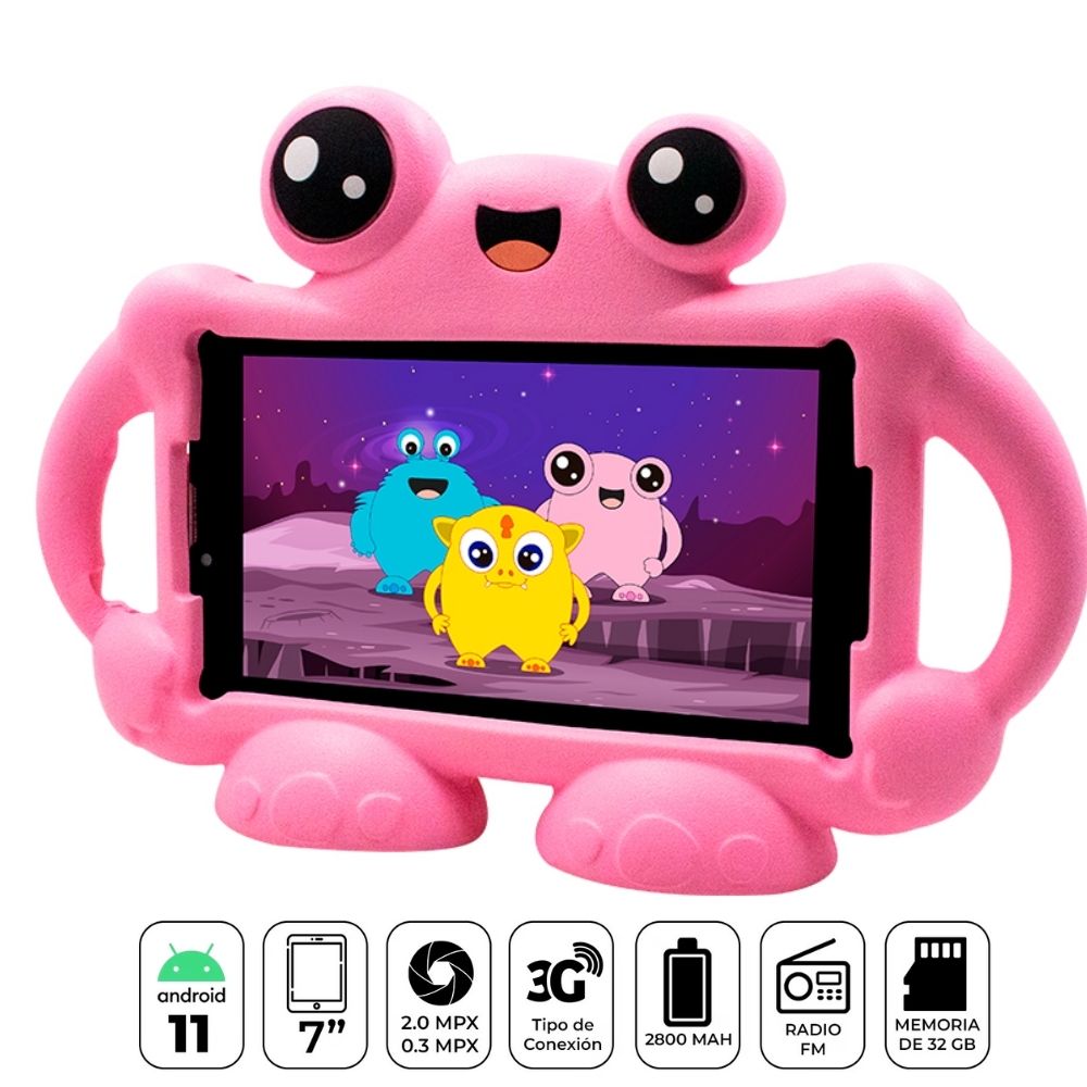 Tablet Advance Intro TR7996, 7 pulgadas IPS Android 11, 3G Dual SIM, 32GB, 2GB RAM, WIFI, FM