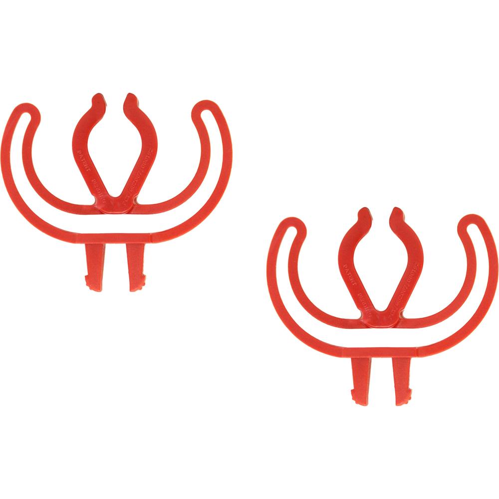 Set de Lyres Rycote para Suspensión Super-Blimp NTG (Par, Rojo) - Aisla el Micrófono y Reduce Ruido