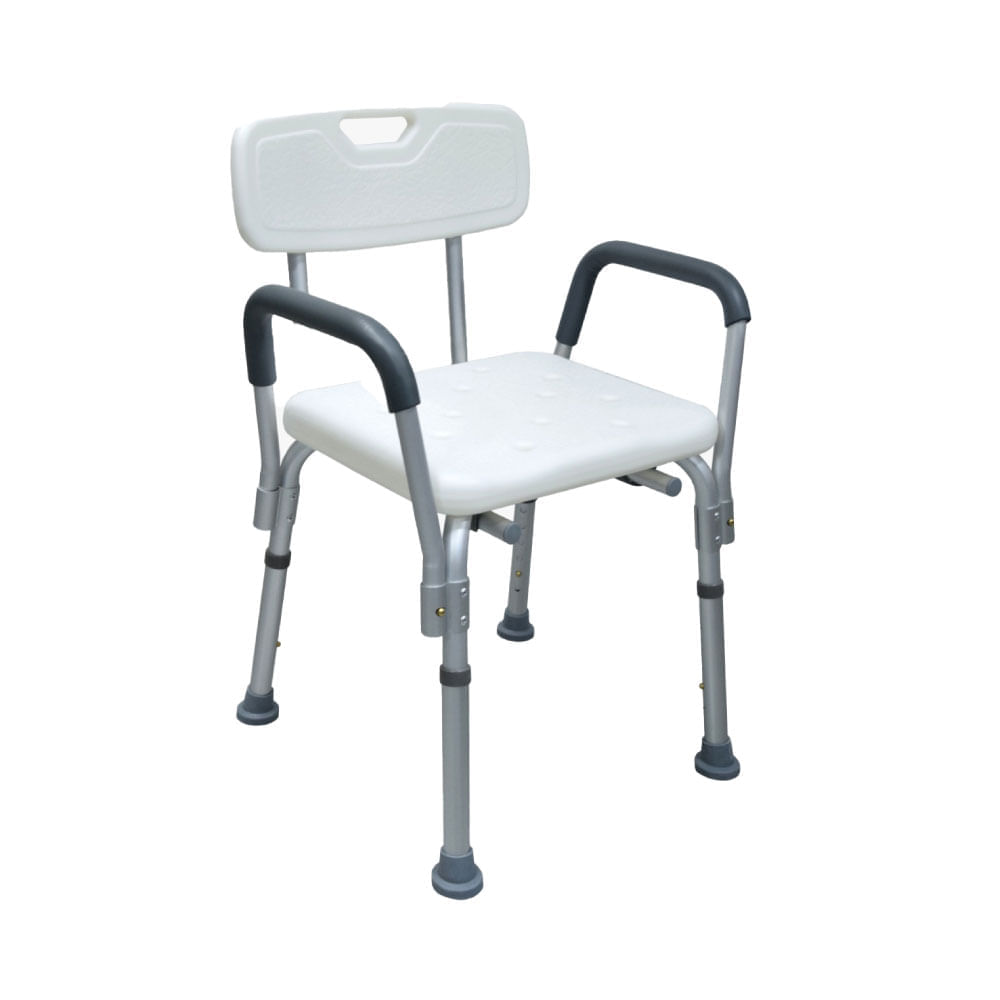 Silla de Ducha con Brazos y sin Corte