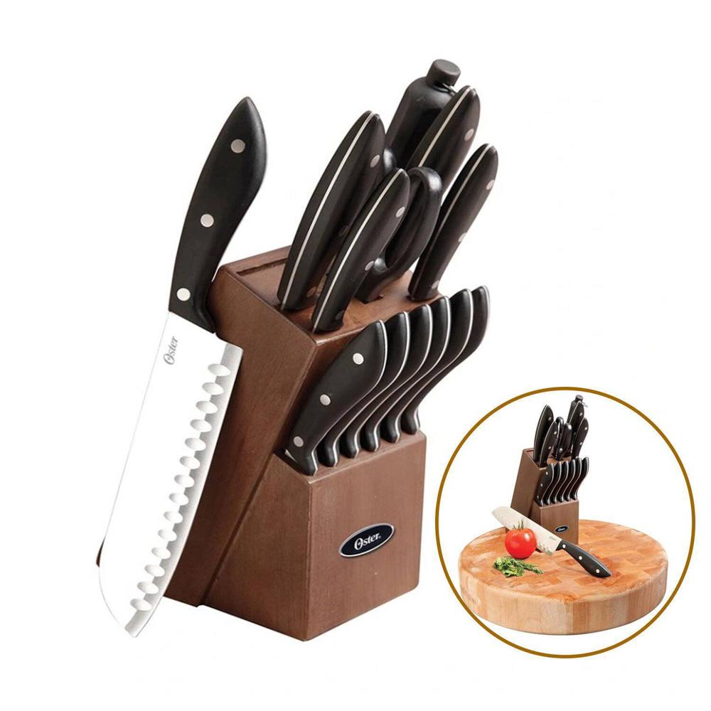Set de Cuchillos Oster® 14 Pzs Huxford Acero Inoxidable 60772 14