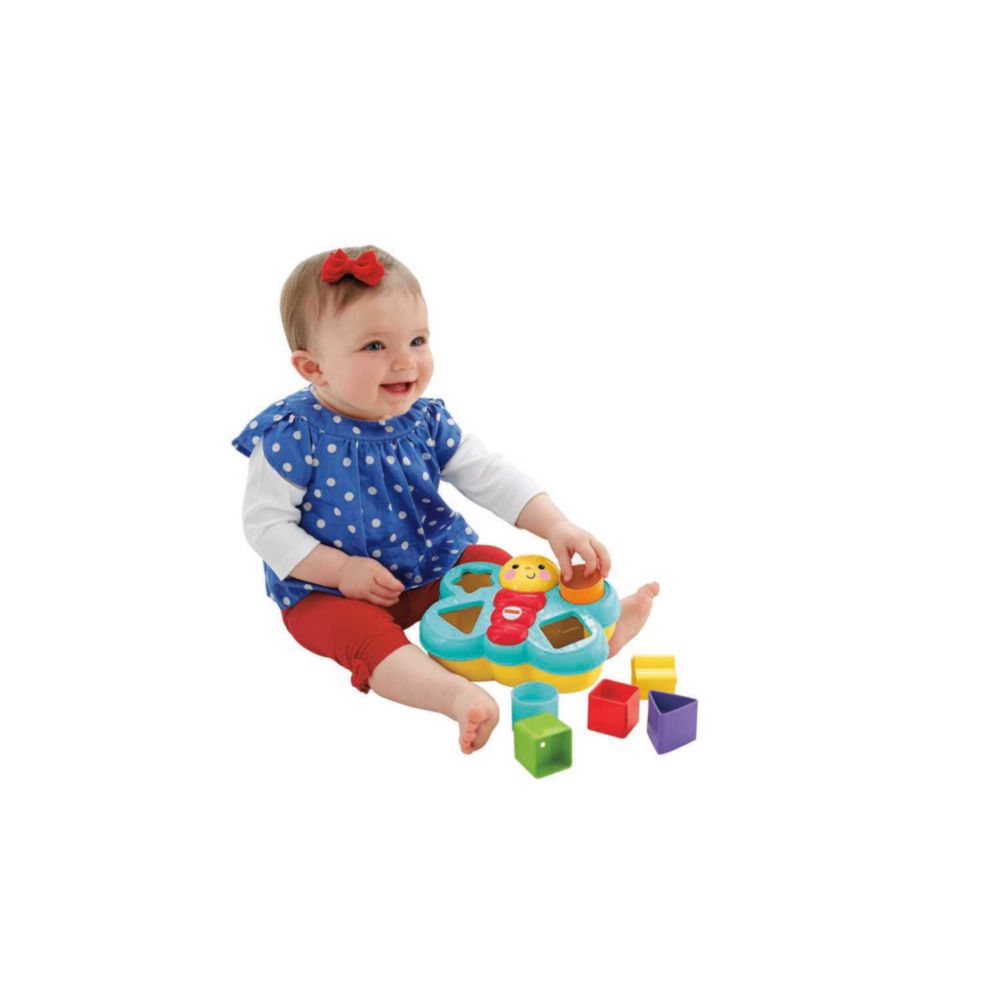 Juguete Para Bebes Fisher Price Mariposa De Bloques Divertidos