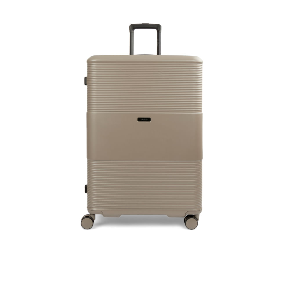 Maleta Dura Menorca 28"" Bodega Grande Topo Oscuro