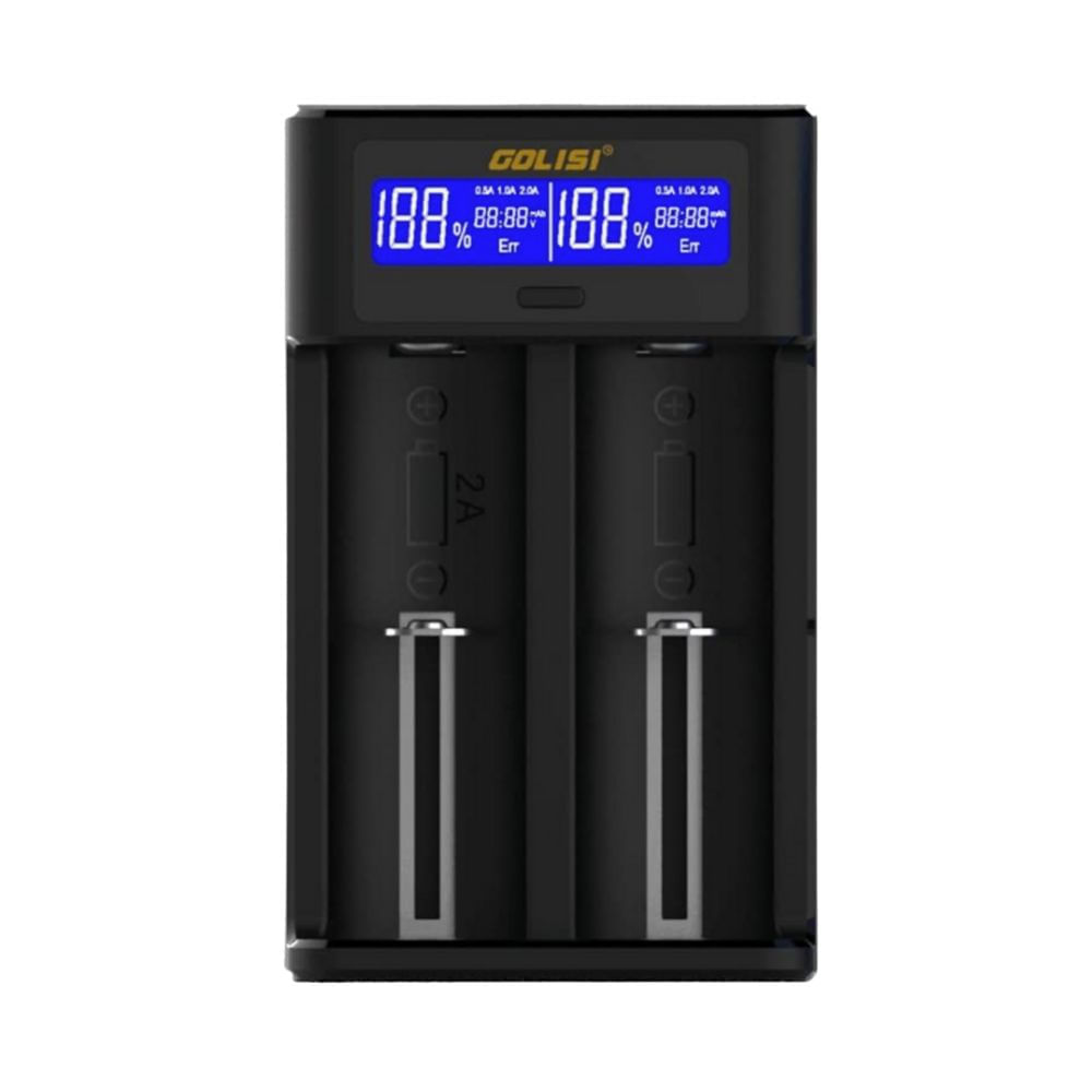 Cargador De Baterías X 2 Golisi I2 Original 18650 Y Otros