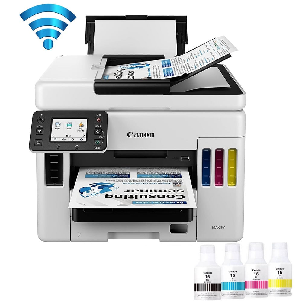Impresora Canon Maxify GX7010 Multifuncional Fax Wifi Lan Usb