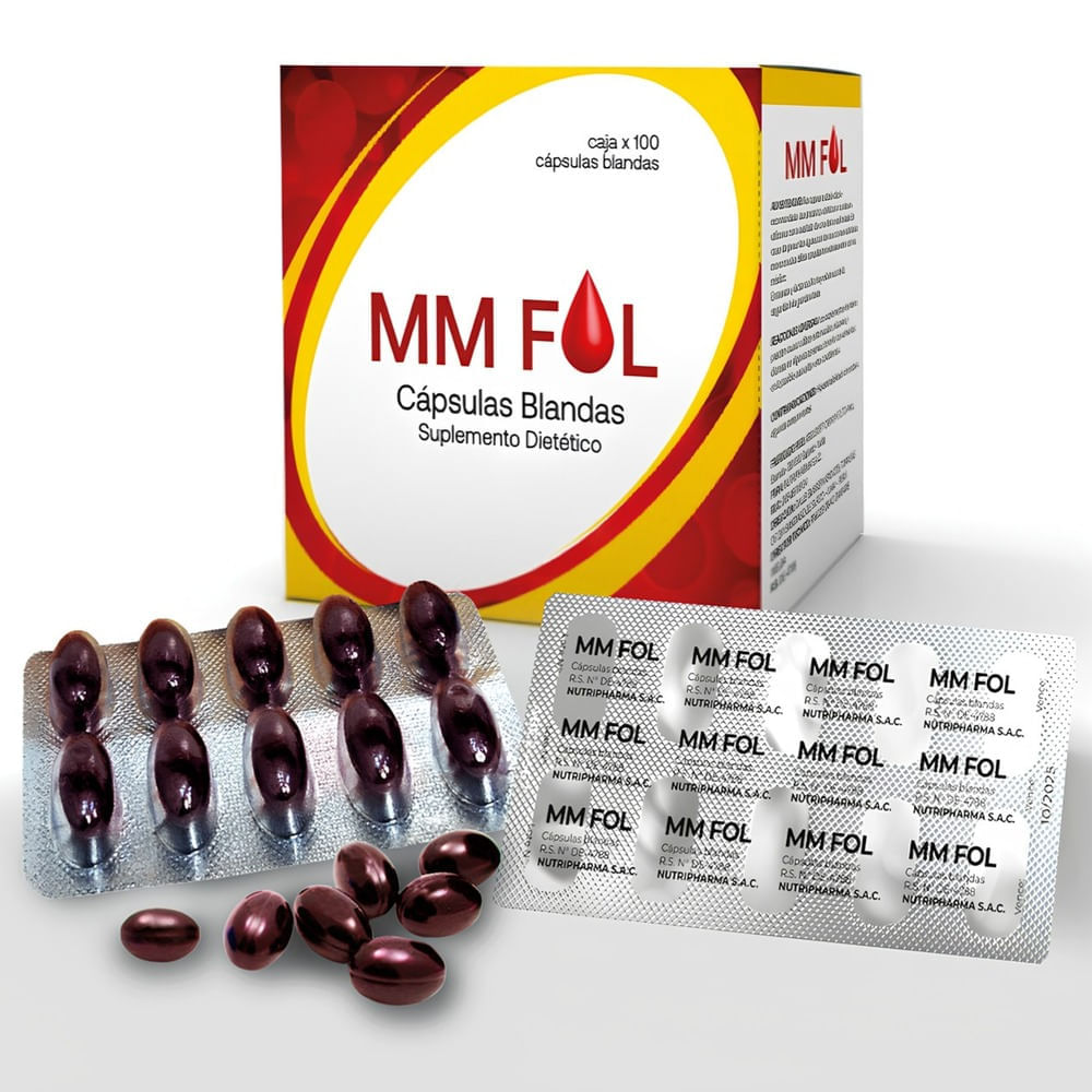 MM Fol Nutripharma Cápsulas Blandas