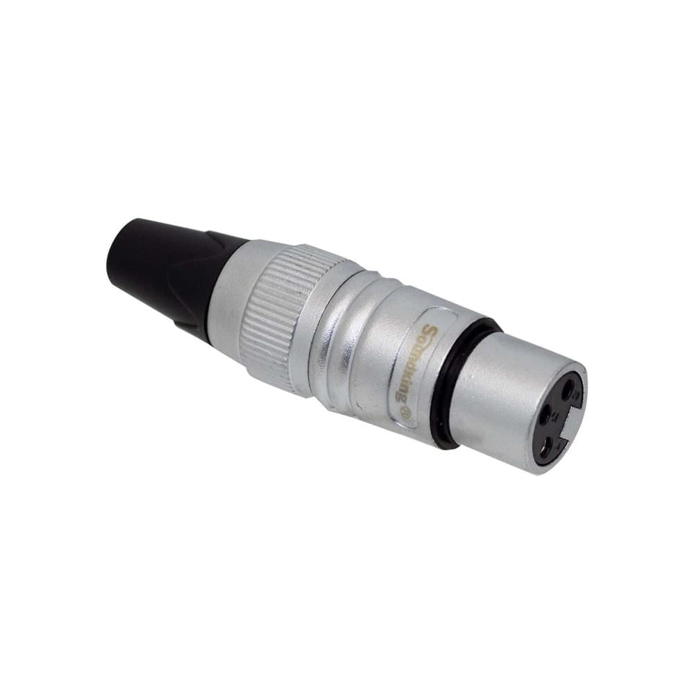 Jack Canon XLR Aéreo 3 Pines CA525 SOUNDKING