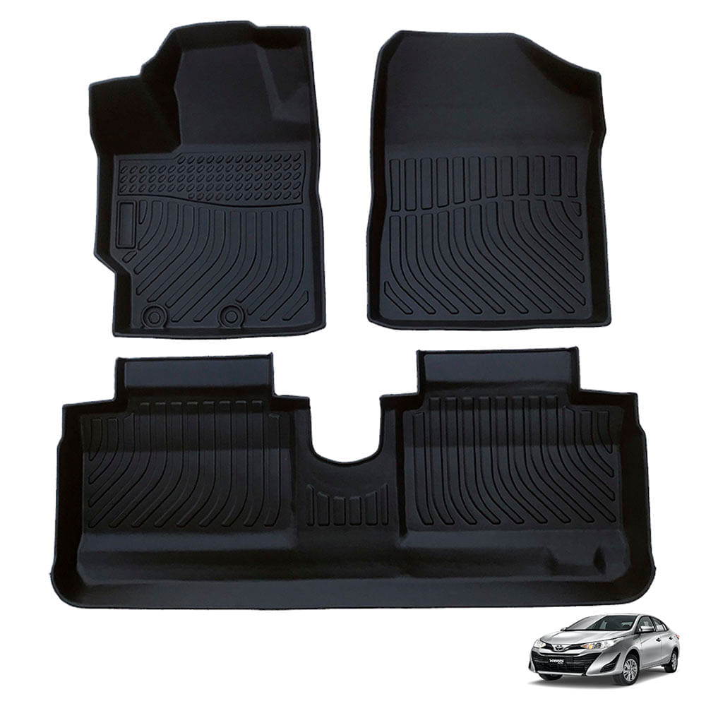 Piso de Auto 5D Para TOYOTA YARIS 2018-2020 - Protección Total para el Interior del Vehículo