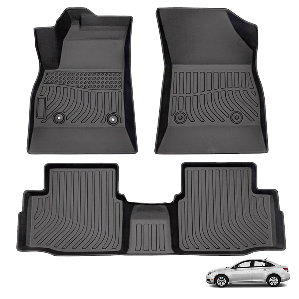 Piso de Auto 5D Para CHEVROLET CRUZE 2016-2019-Protección Total para el Interior del Vehículo