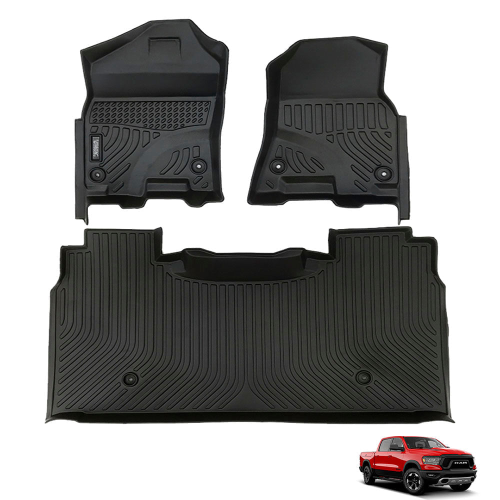 Piso de Auto 5D Para DODGE RAM 2019-2024 - Protección Total para el Interior del Vehículo