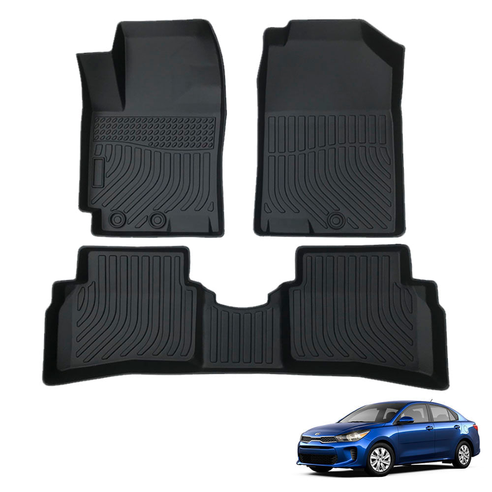 Piso de Auto 5D Para KIA RIO 2018- 2023 - Protección Total para el Interior del Vehículo