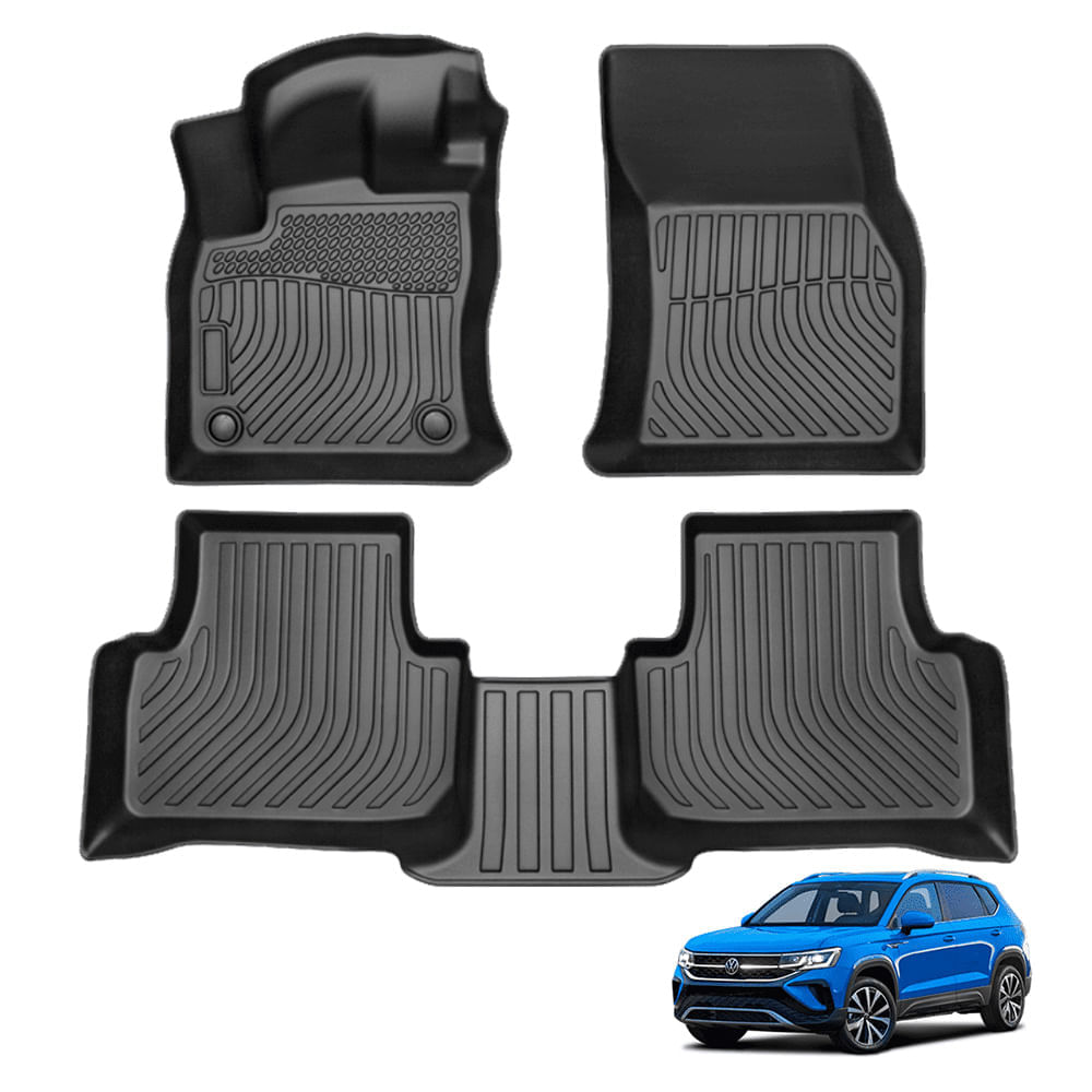 Piso de Auto 5D Para VOLKSWAGEN TAOS 2022+ - Protección Total para el Interior del Vehículo