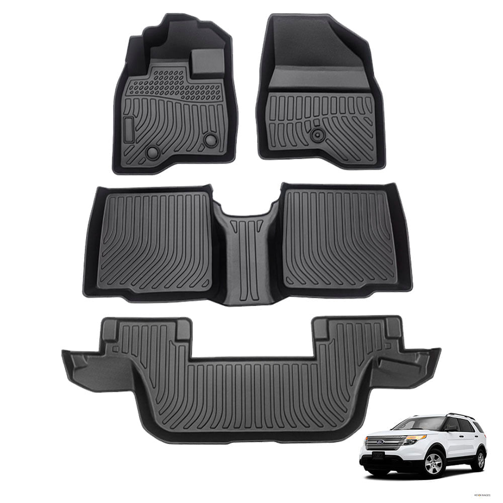 Piso de Auto 5D Para FORD EXPLORER 2015-2019 - Protección Total para el Interior del Vehículo