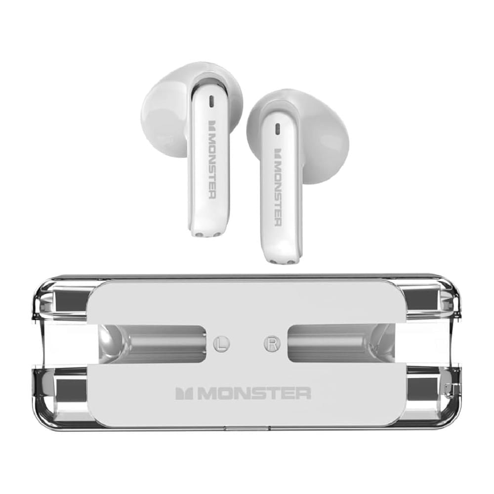 Audífonos Bluetooth Gaming Monster XKT08 Blanco