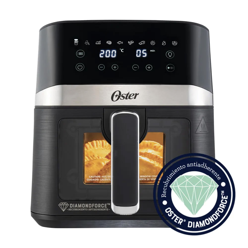 Freidora de Aire Digital Oster con DiamondForce 4 Litros CKSTAF40WDDF