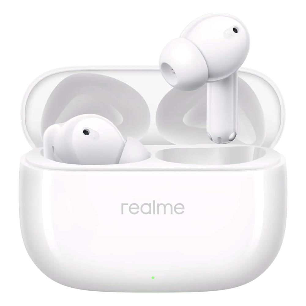 Audífonos Realme Buds T310 ANC 46db 40hrs BT 5.4 Blanco