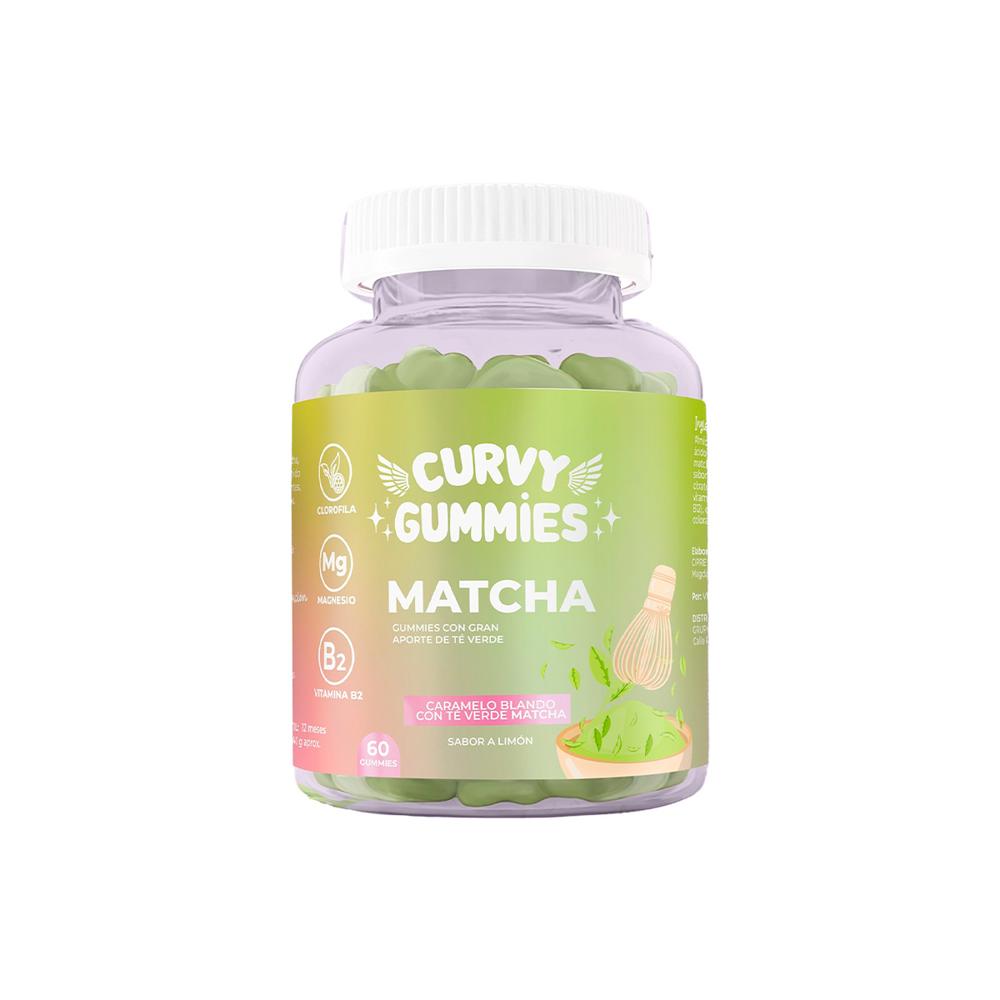 Gomitas De Matcha Curvy Gummies 60 Unidades