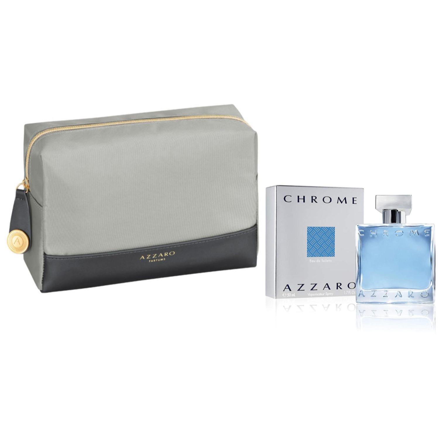 Set De Perfume Azzaro Chrome Hombre Edt 50 Ml + Gwp