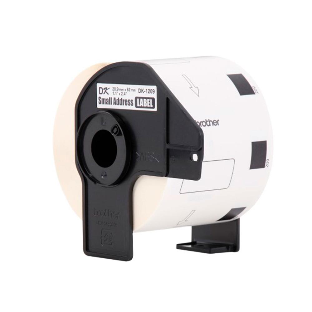 CINTA BROTHER DK-1209 QL-700/QL-710W/QL-800/ 29MM X 62MM (800 ETIQUETAS) P/N: DK1209