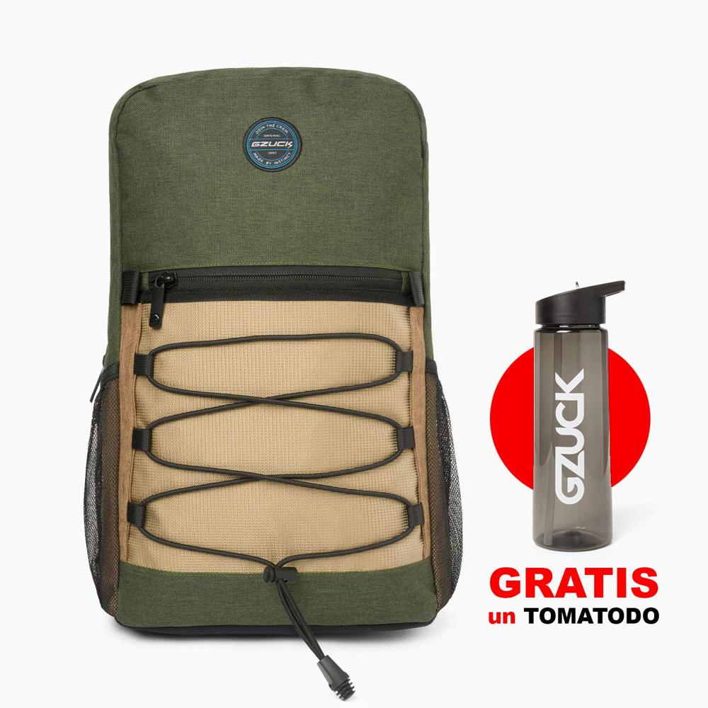 Mochila P/Laptop Gzuck Hombre Zekbof Verde