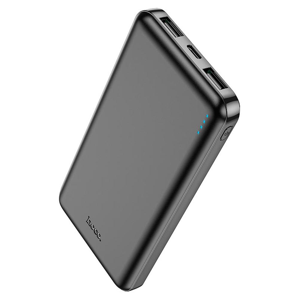 Power Bank HOCO J100 10000mAh 2.1A USB-A x2 Negro