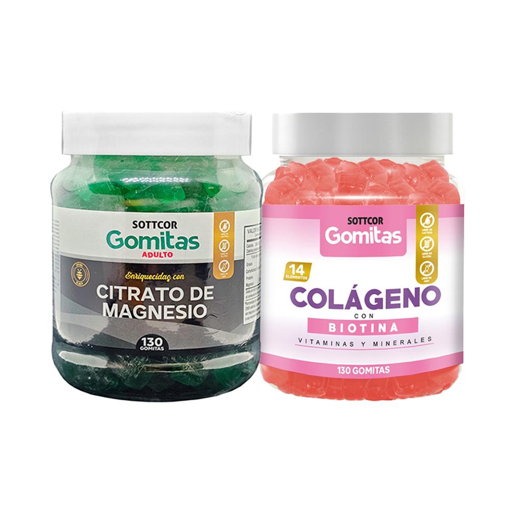 Gomitas Adulto Citrato de Magnesio + Colageno y Biotina