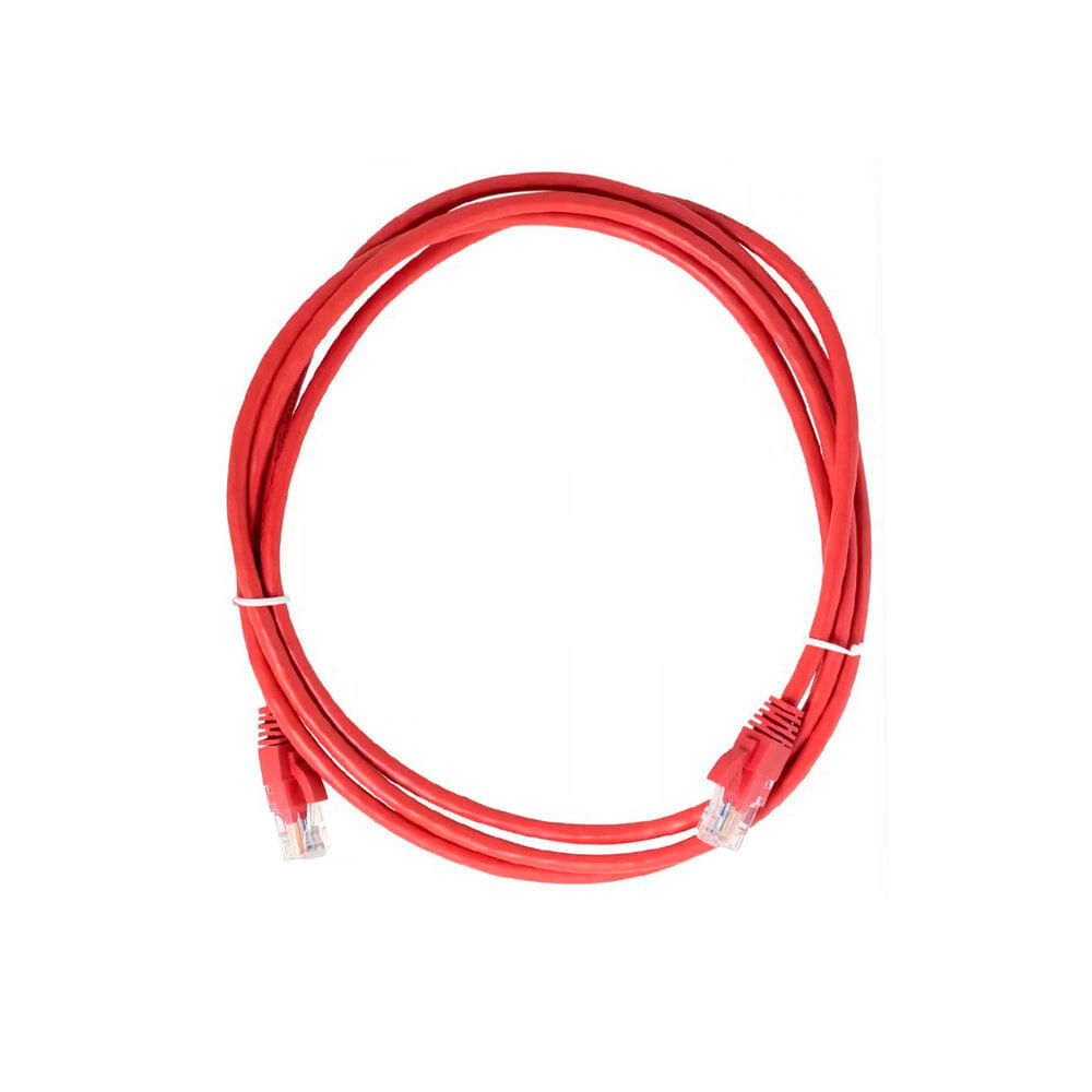 CABLE DE RED UTP DIXON CAT.5E 1M 4PX24 LSZH ROJO P/N: URT4EF4N#01M4B2