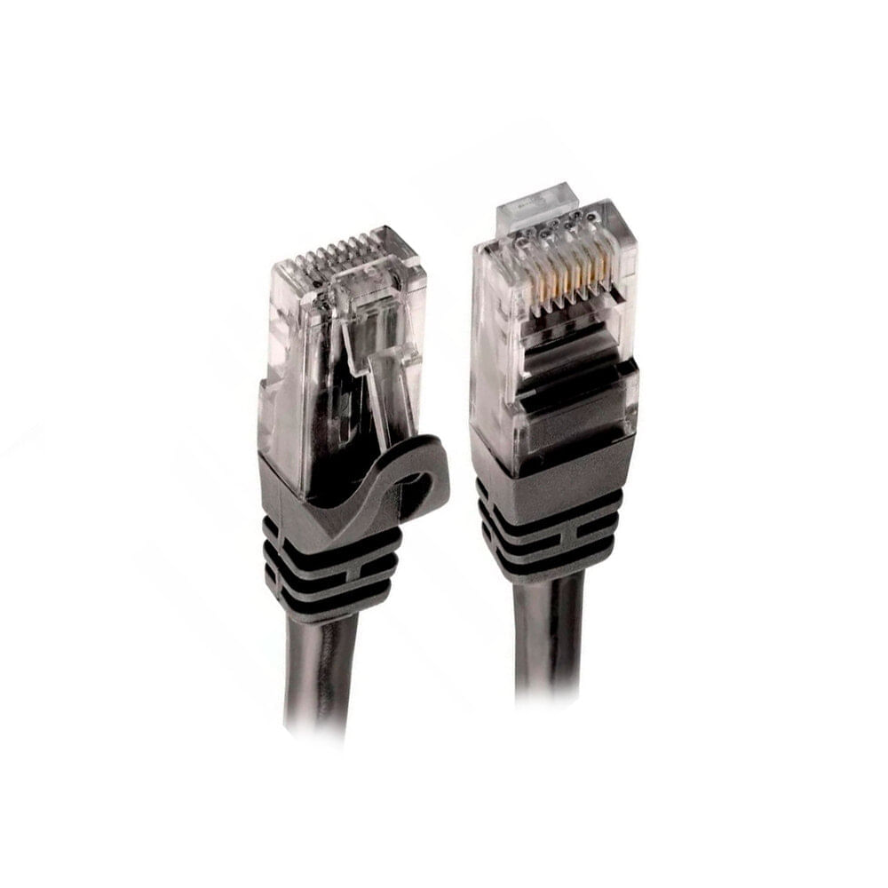 CABLE DE RED UTP DIXON CAT.6 3M 4PX24 LSZH NEGRO P/N: URT46F4U#03M4B0