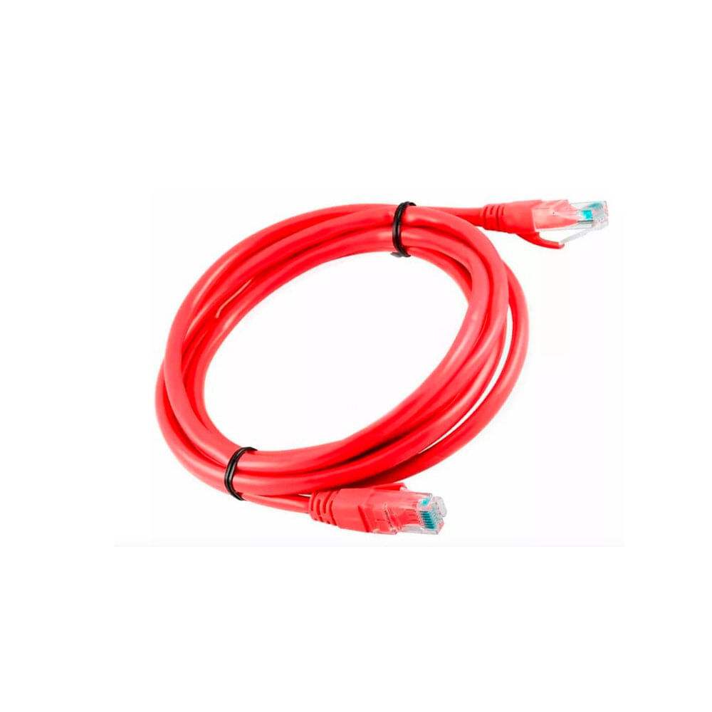 CABLE DE RED UTP DIXON CAT.6 2M 4PX24 LSZH ROJO P/N: URT46F4U#02M4B2