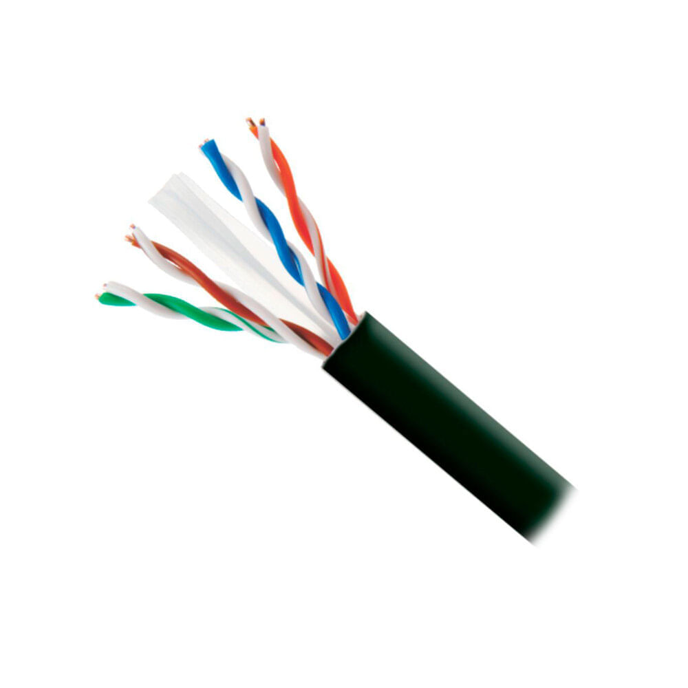 CABLE DE RED DIXON 9041 CAT.6 4PX23AWG 305M, NEGRO P/N: 9041