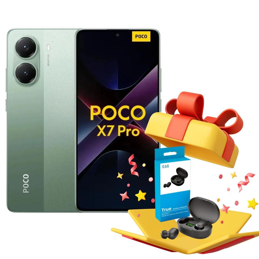 POCO X7 Pro 512GB 12GB Verde + Audífonos de Regalo