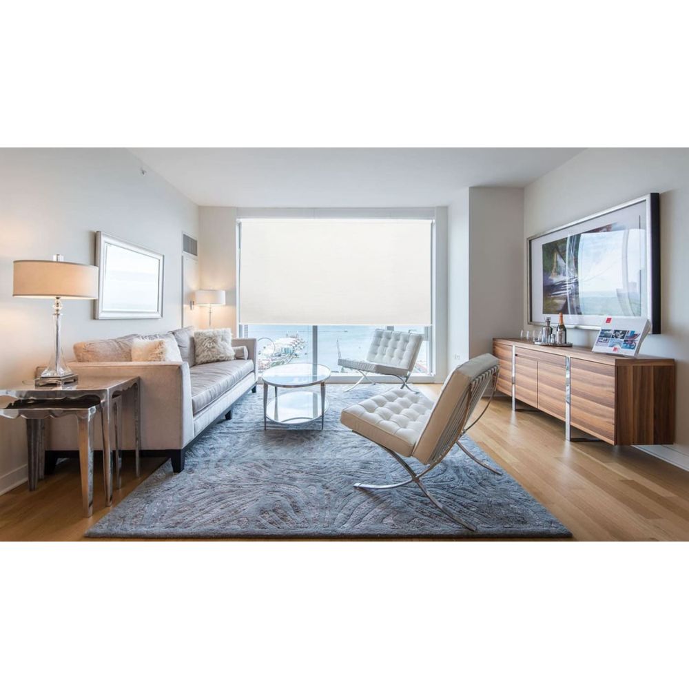 Cortina Roller Screen 0% Blanco Ancho 100Cm X Alto 120Cm | Oechsle ...