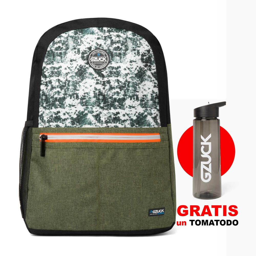 Mochila P/Laptop Gzuck Hombre Bazweyt Verde