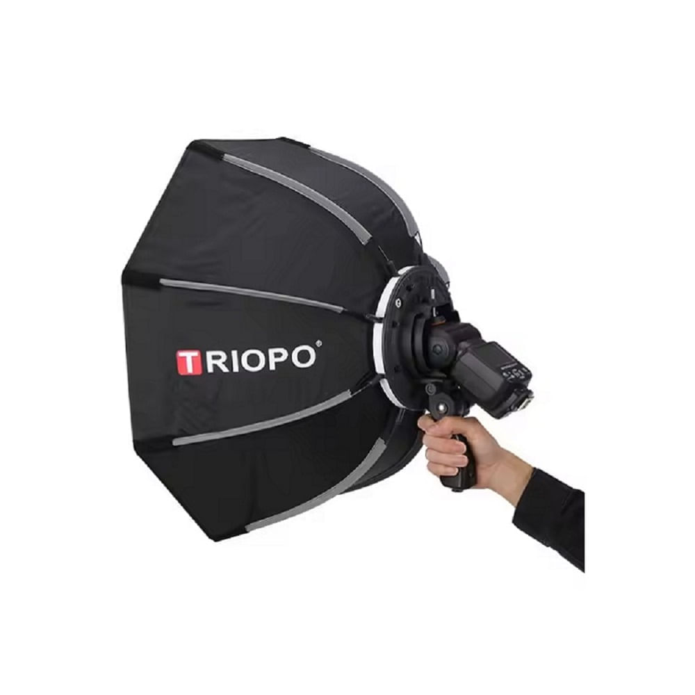 Softbox Octagonal KS3-65 Armado rápido montura Speedlite Triopo