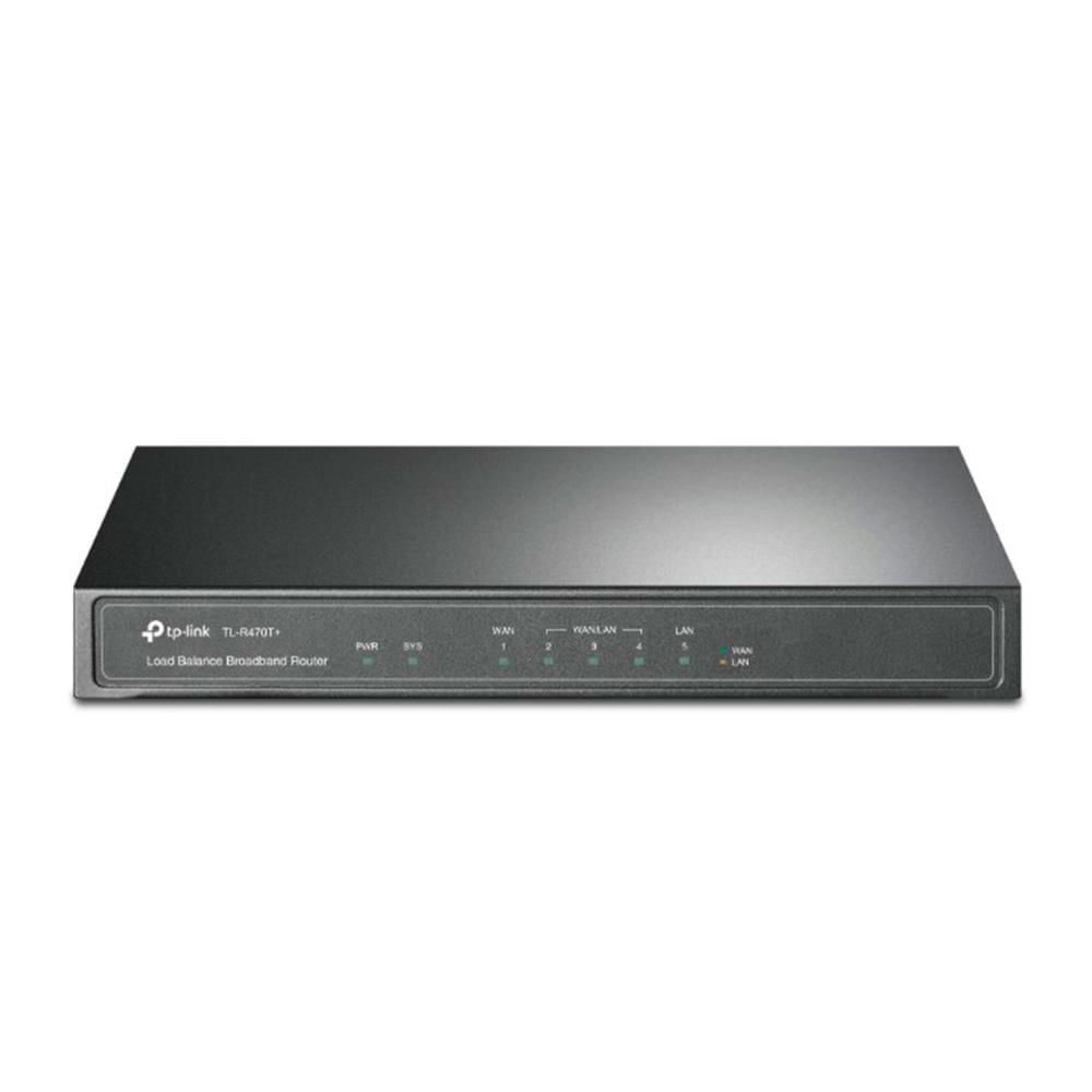 ROUTER BANDA ANCHA TP-LINK TL-R470T 1 WAN 3 WAN/LAN 10/100MBPS DE CARGA P/N: TLR470T+