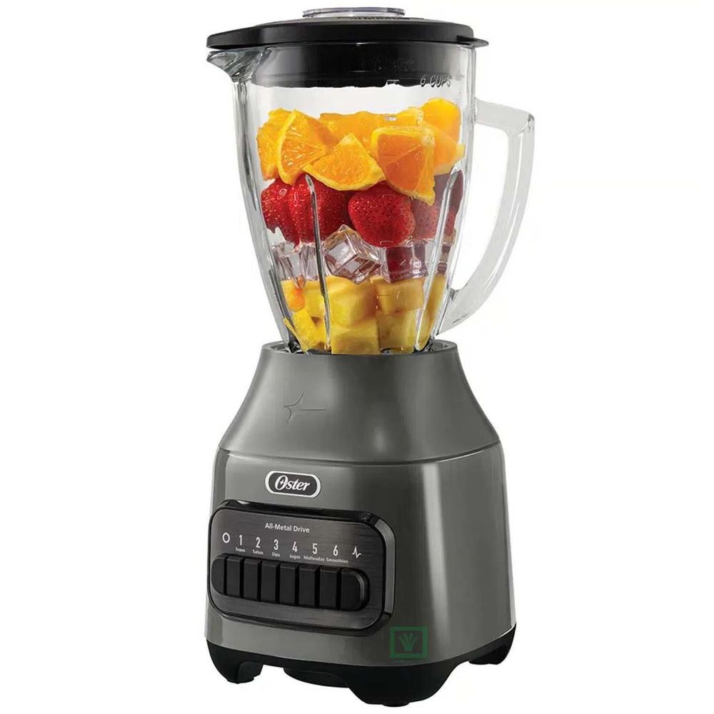 Licuadora 1.5L Oster con 6 Velocidades BLSTPEG GPB Gris