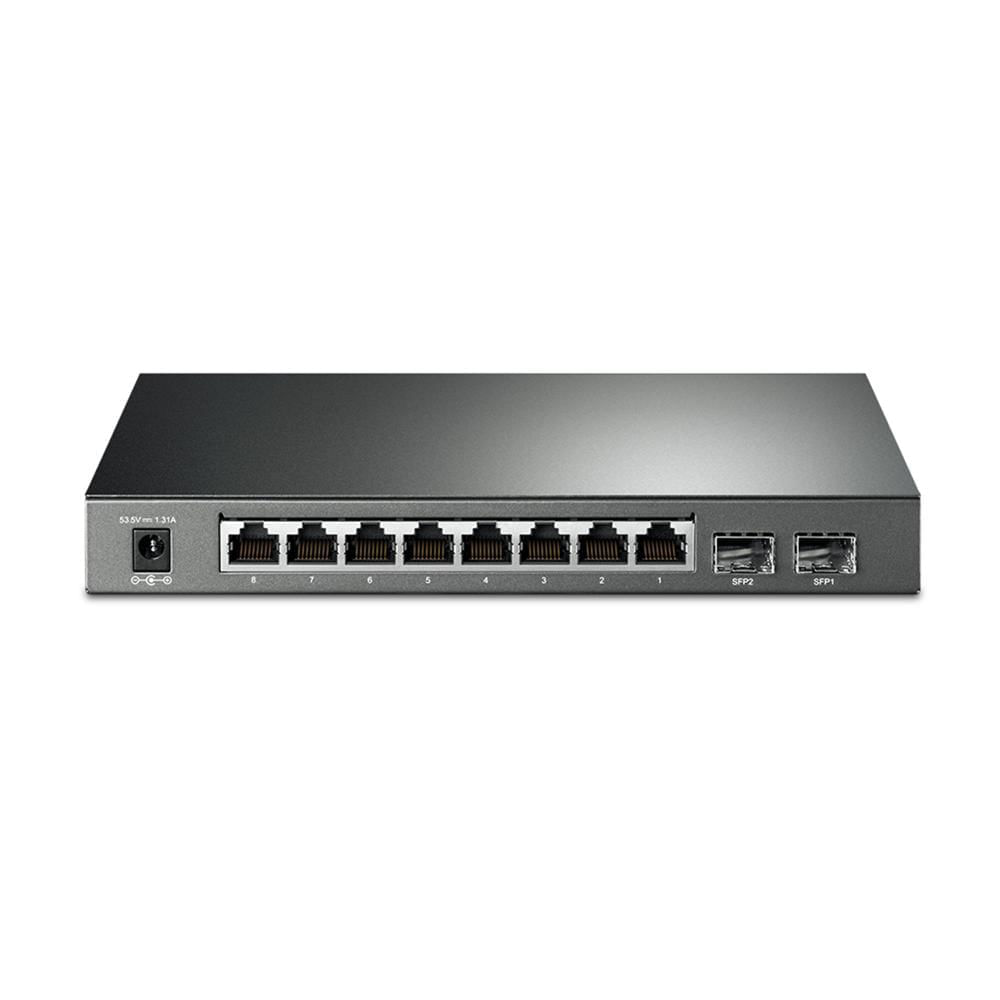 SWITCH TP-LINK JETSTREAM 8 PUERTOS RJ45 1000MBPS 2 SFP 10PS MDI/MDIX PN: T1500G-10PS (TL-SG2210P)