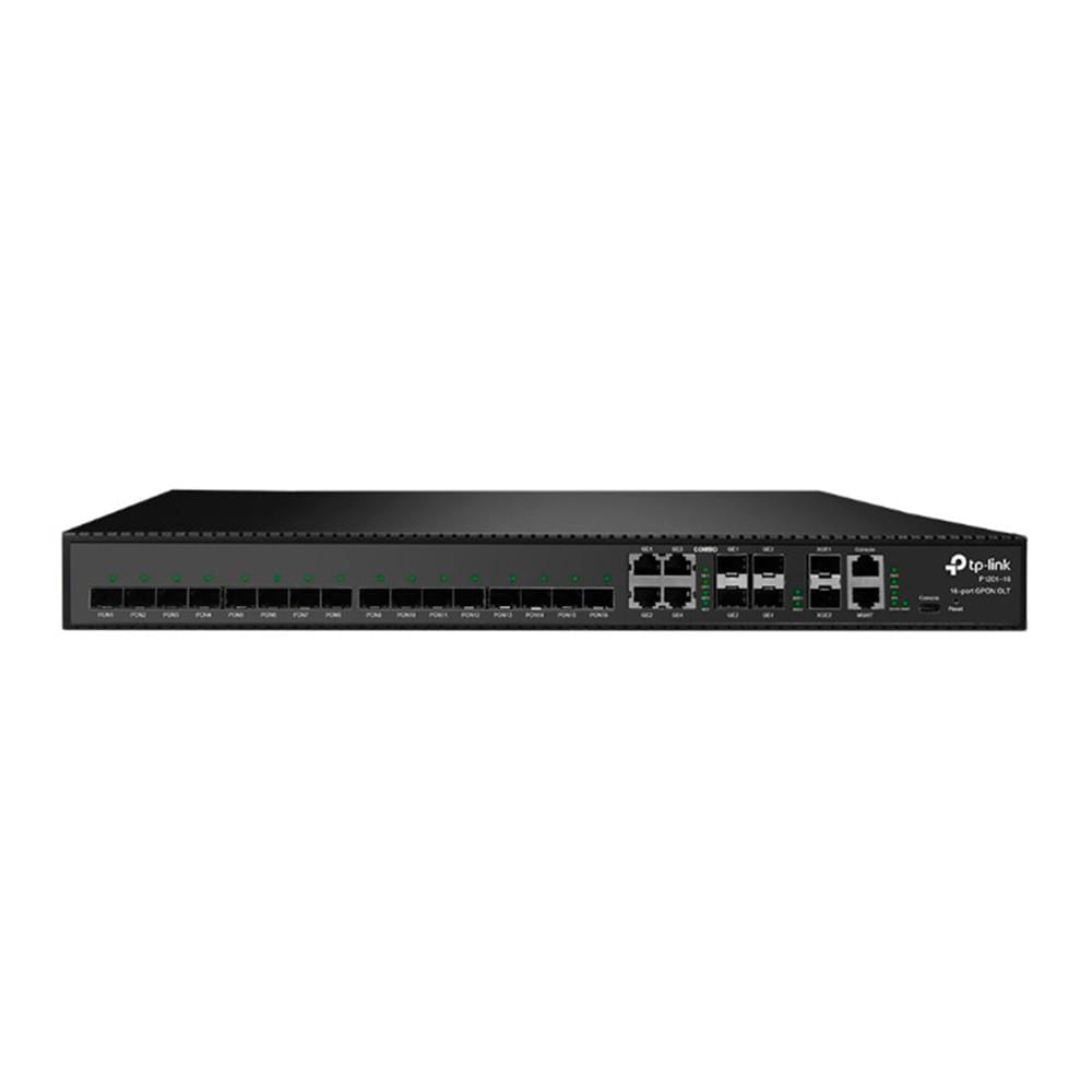 SWITCH ADMINISTRABLE TP-LINK P1201-16 OLT 16 PUERTOS GPON 2048 ONUS Y AUTENTICACION P/N: P1201-16