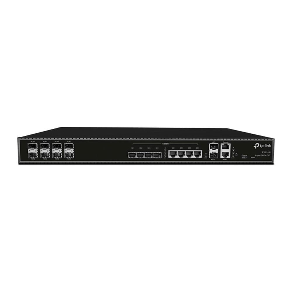 SWITCH OPTICO TP-LINK P1201-8 8 PUERTOS PON/1 RJ45 CONSOLE/USB TYPE C CONSOLE PN: P1201-8